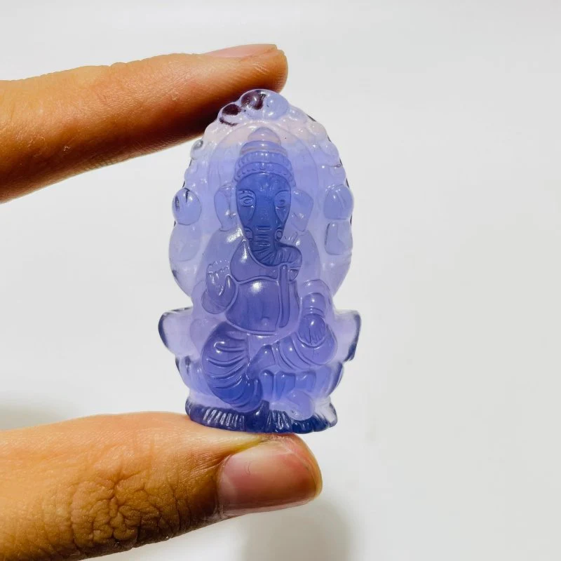 Fluorite Ganesha Carving Wholesale - Image 2