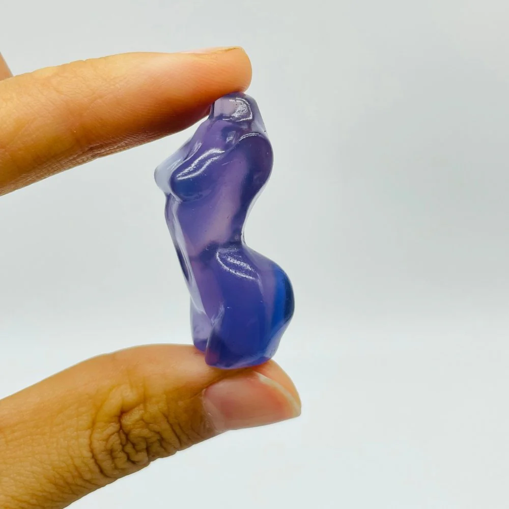 25 Pieces Mini Fluorite Goddess Carving - Image 5