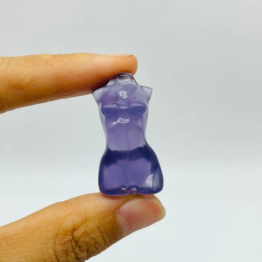 25 Pieces Mini Fluorite Goddess Carving - Image 6