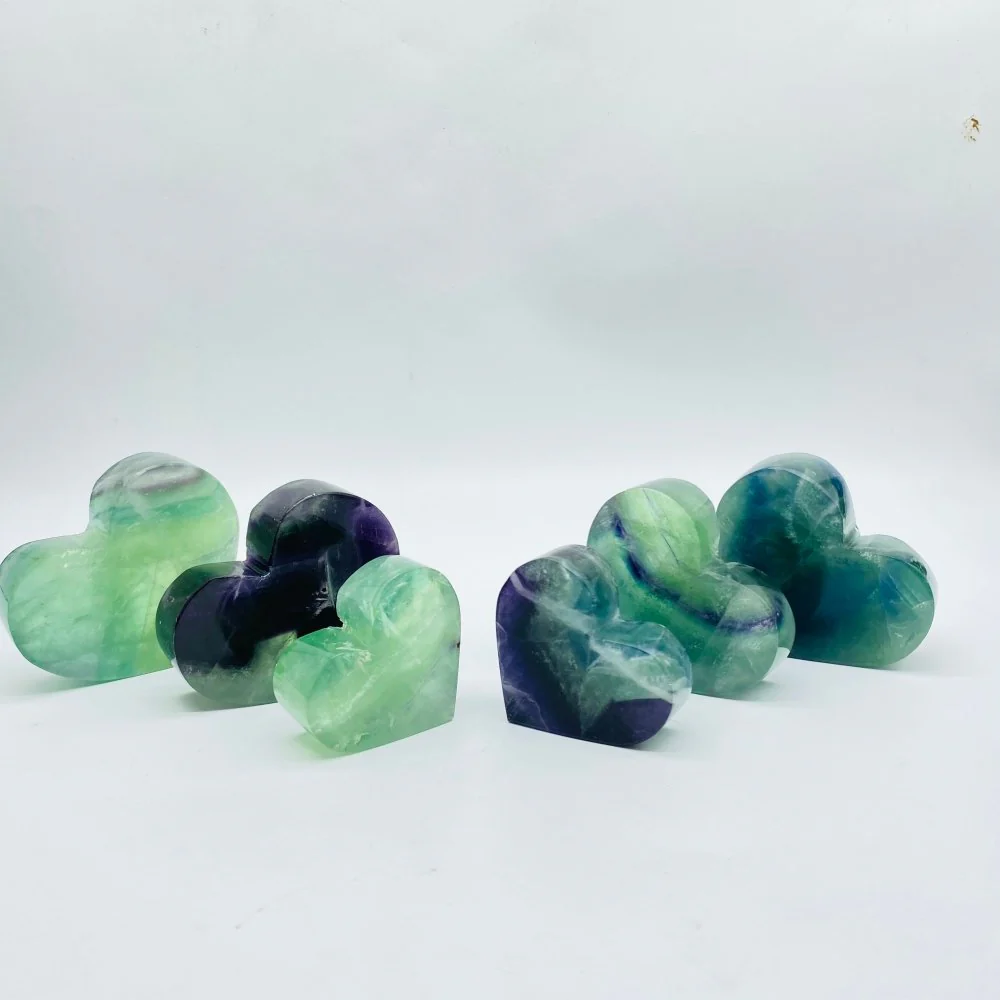 High Quality Fluorite Heart Crystal Wholesale - Image 2