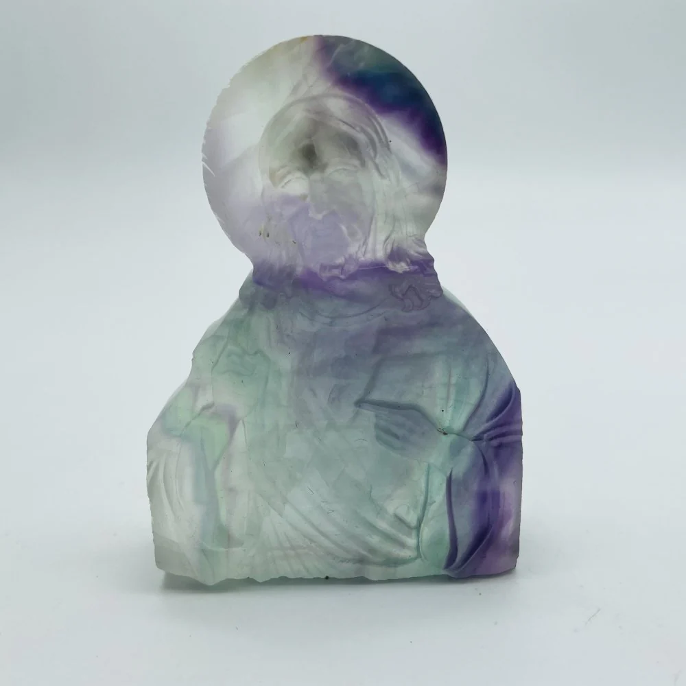 Fluorite Jesus Carving Wholesale - Image 2