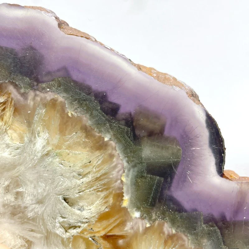 11 Pieces Fluorite Mixed Pyrite Points - Image 4