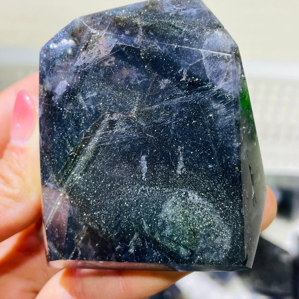 Fluorite Mixed Sparkly Pyrite Freeform Wholesale - Image 5