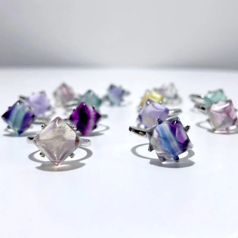 Fluorite Square Ring Wholesale - Image 2