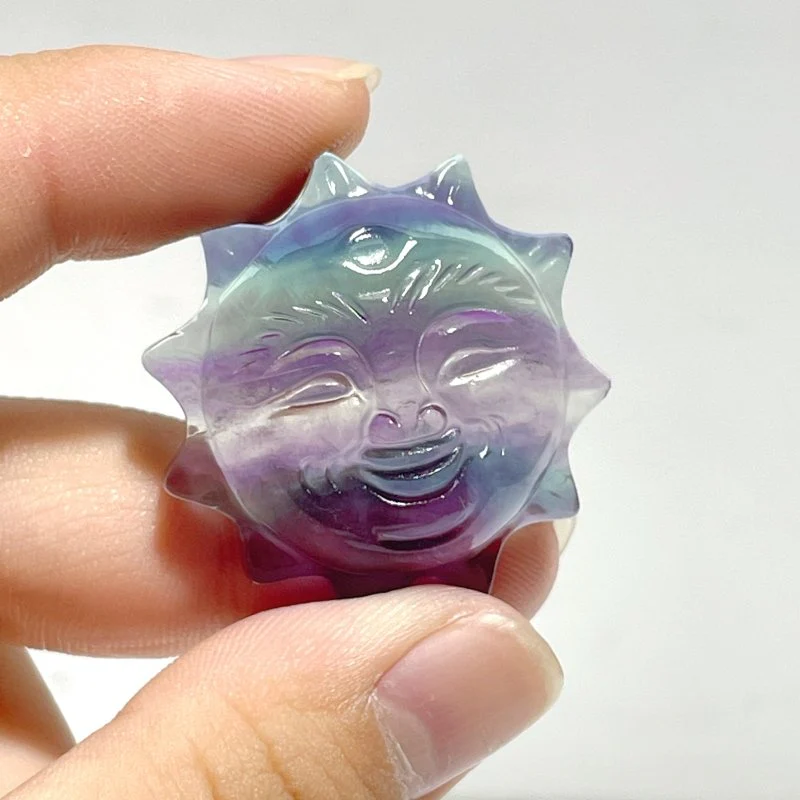 Fluorite Sun Carving Wholesale - Image 5