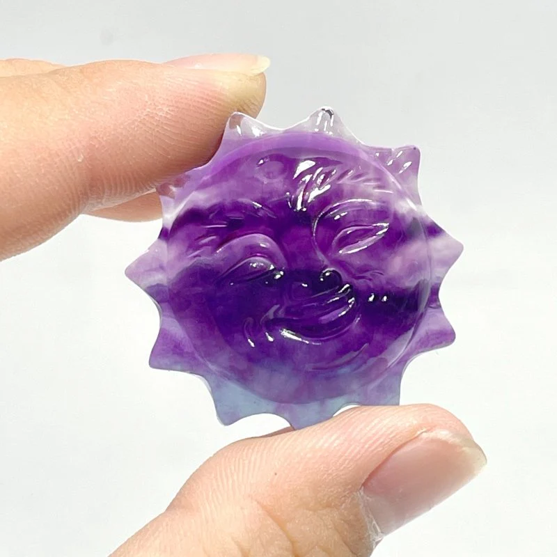 Fluorite Sun Carving Wholesale - Image 6