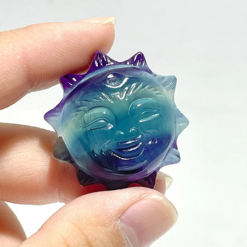 Fluorite Sun Carving Wholesale - Image 7