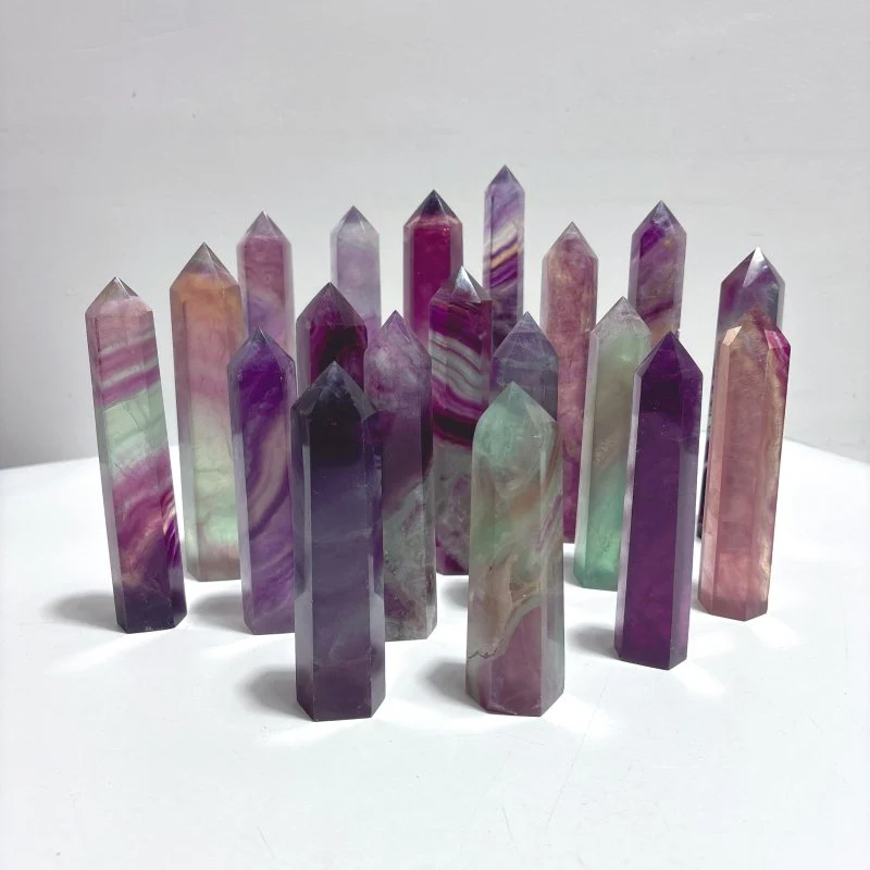 19 Pieces Rainbow Fluorite Tower - Image 2