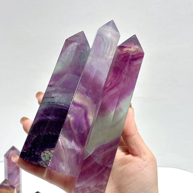 19 Pieces Rainbow Fluorite Tower - Image 3