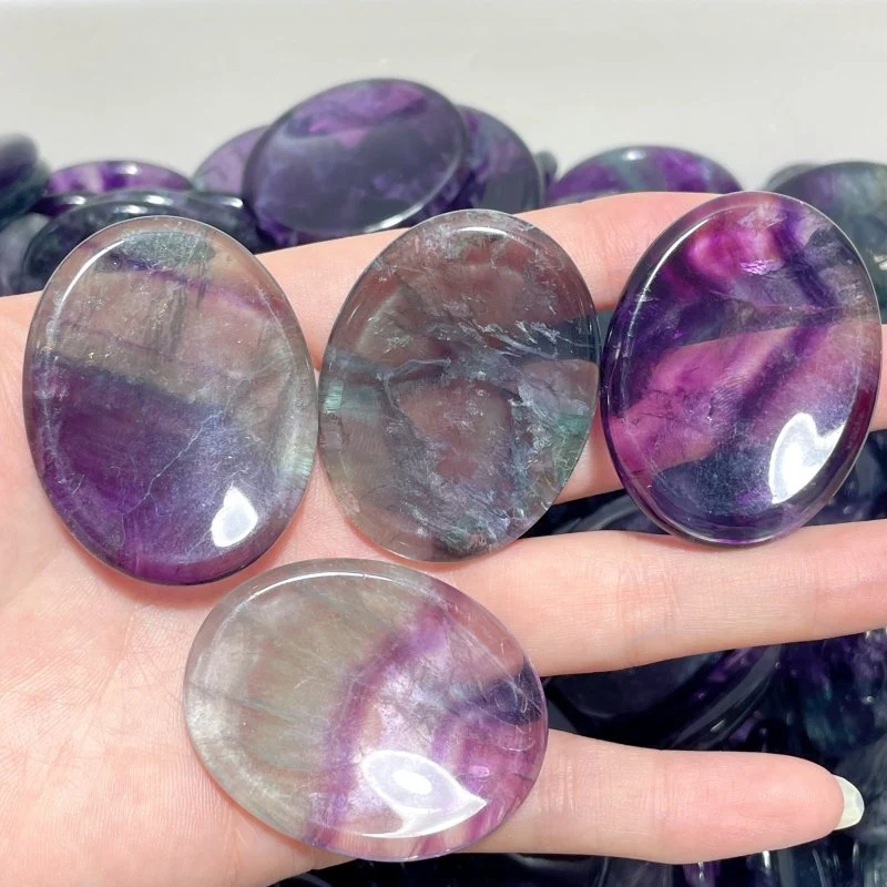 Purple Fluorite Worry Stone Wholesale - Image 2