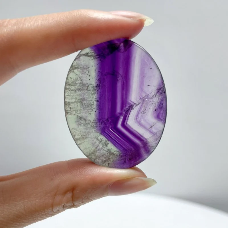 Purple Fluorite Worry Stone Wholesale - Image 3