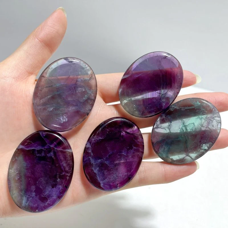 Purple Fluorite Worry Stone Wholesale - Image 4