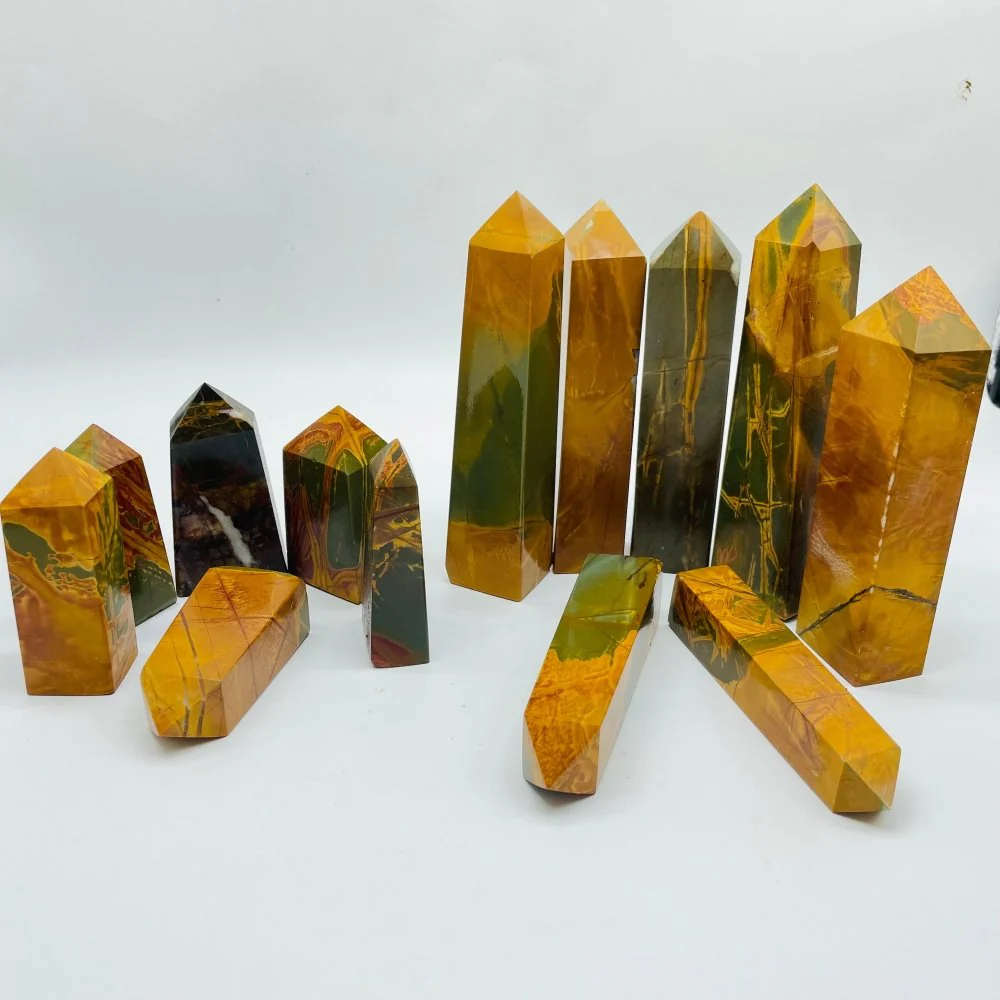 Yellow Marble Four-Sided Tower Point Wholesale