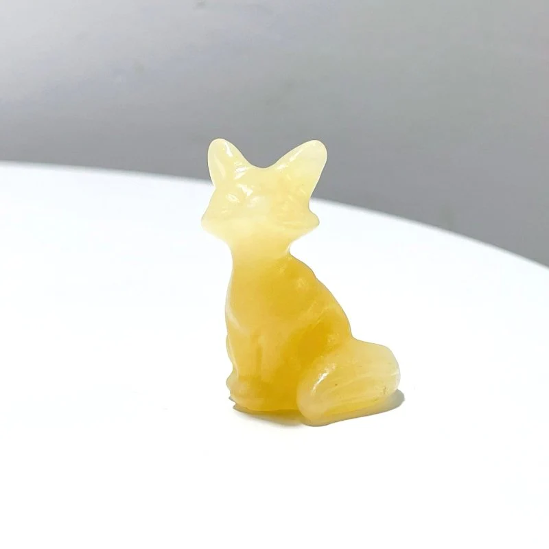12 Types Fox Carving Wholesale Obsidian Pink Opal Yooperlite - Image 14