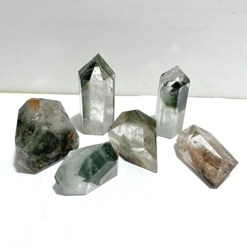 6 Pieces Garden Quartz Free Form #1