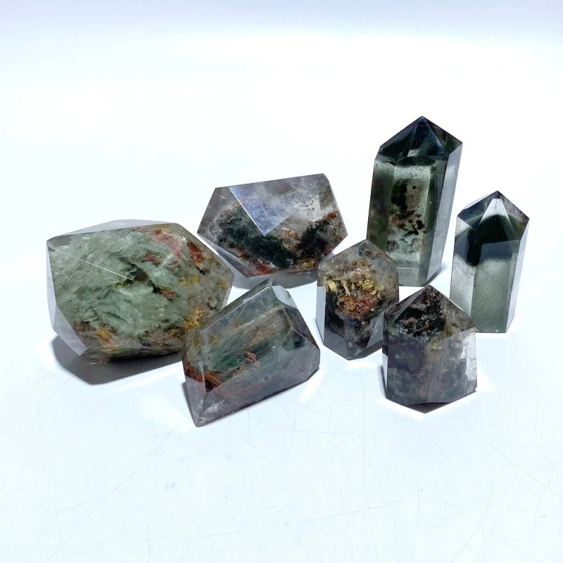 7 Pieces Garden Quartz Free Form #14