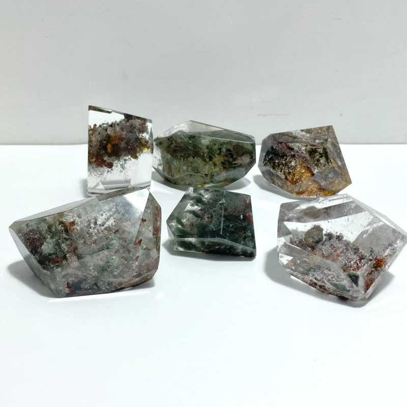 6 Pieces High Quality Garden Quartz Free Form Home Decor For Collection