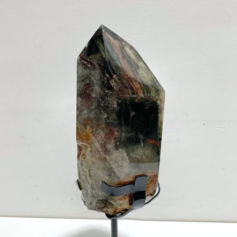 Garden Quartz Raw Bottom Point With Stand #2 - Image 2