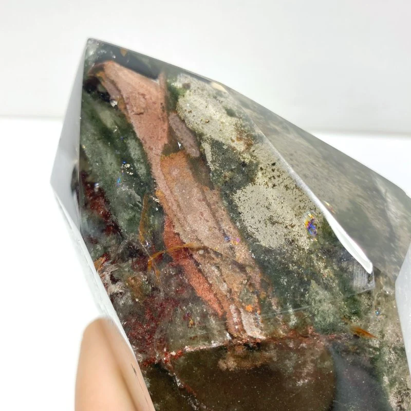 Garden Quartz Raw Bottom Point With Stand #2 - Image 3