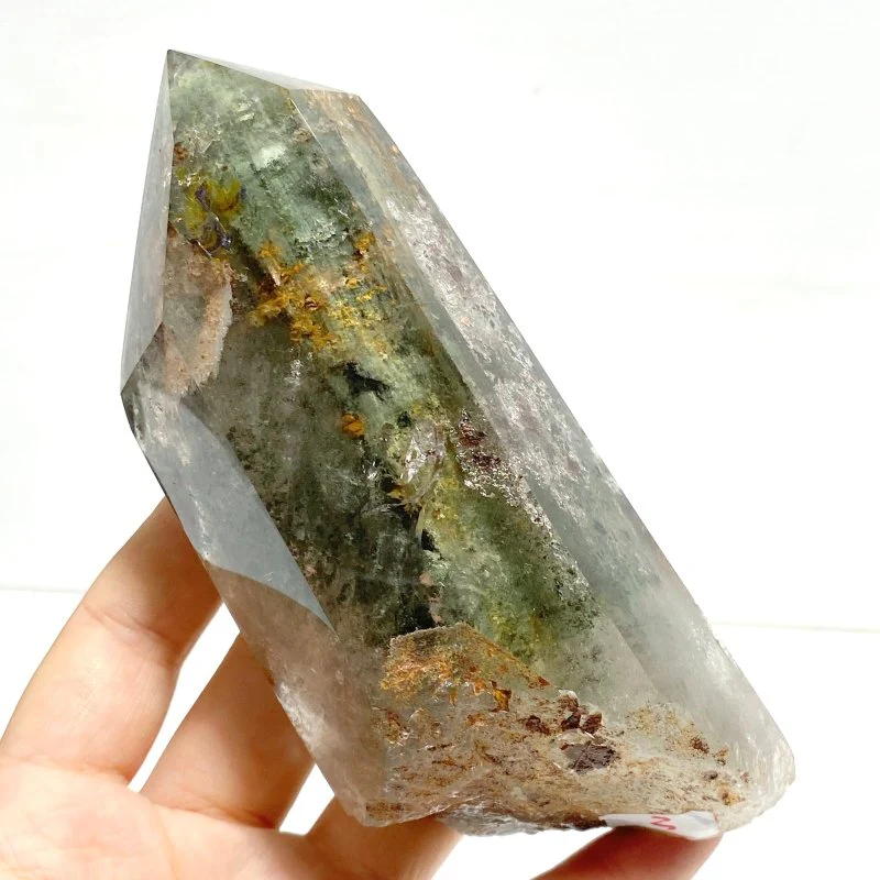 Garden Quartz Raw Bottom Point With Stand #4 - Image 6