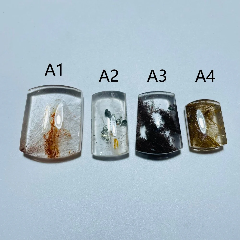 Garden Quartz Rutile Quartz DIY Pendant Jewelry Making - Image 2