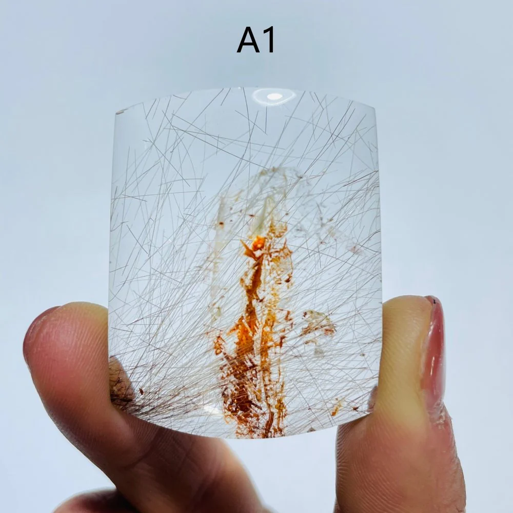 Garden Quartz Rutile Quartz DIY Pendant Jewelry Making - Image 3