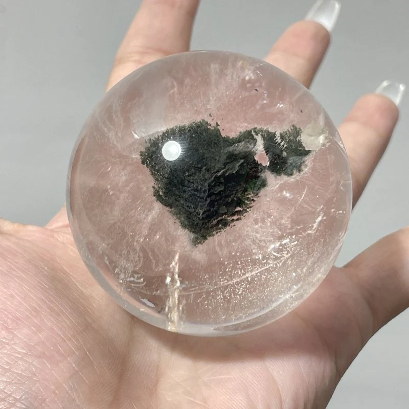 High Quality Garden Quartz Lodolite Sphere - Image 3