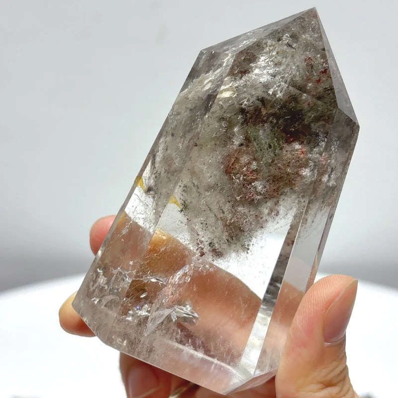 4 Pieces Garden Quartz Tower Points Lodolite - Image 7