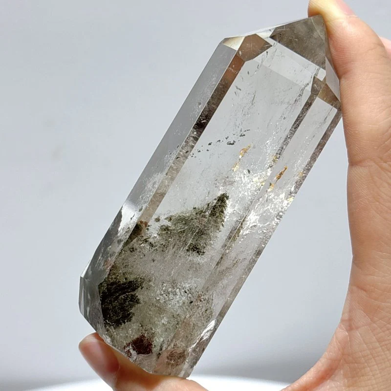 4 Pieces Garden Quartz Tower Points Lodolite - Image 8