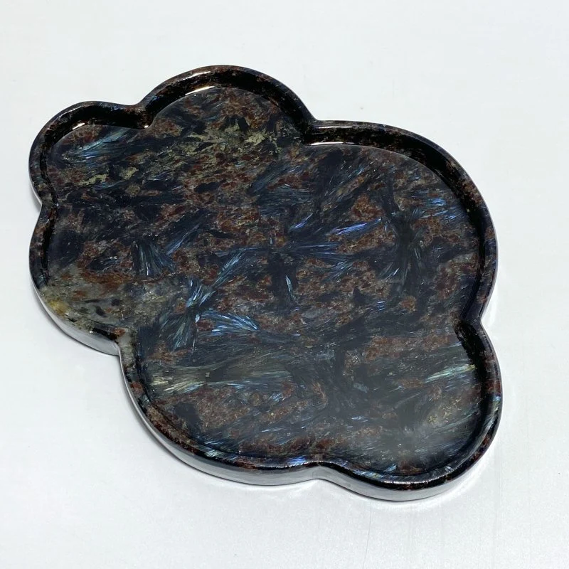 Garnet Mixed Astrophyllite Cloud Shape Stand Base Home Decor Wholesale - Image 2