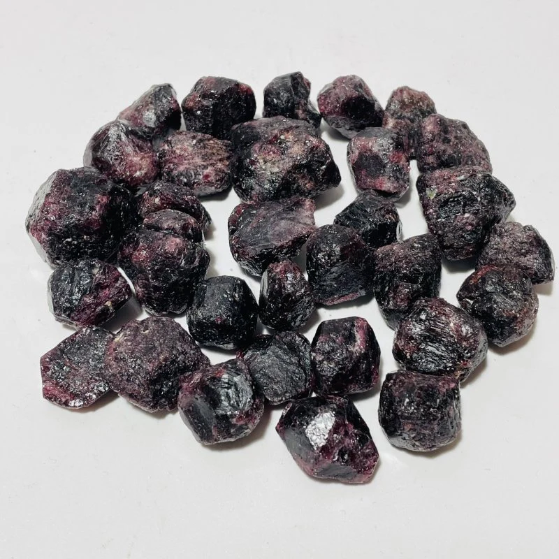 Red Garnet Raw Stone Wholesale - Image 4