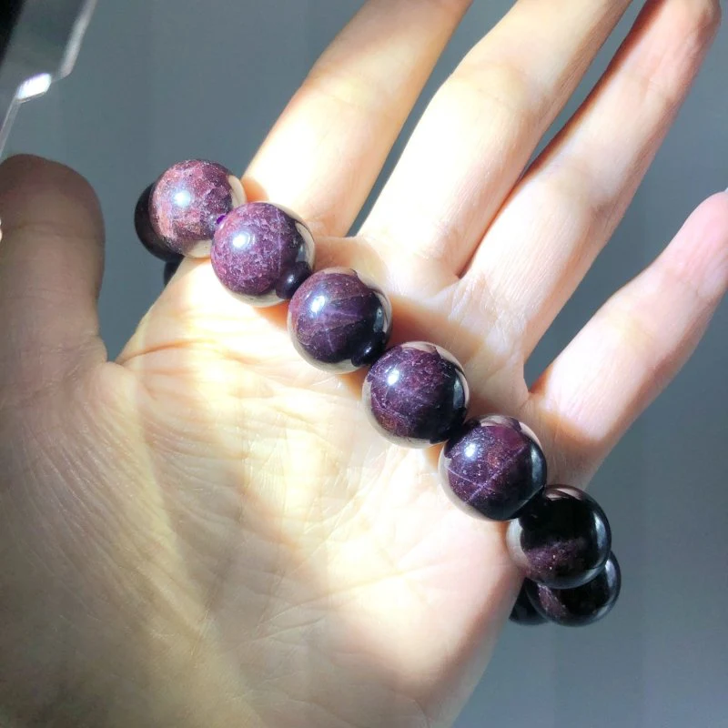 Garnet With Six Star Light Bracelets Wholesale - Image 3