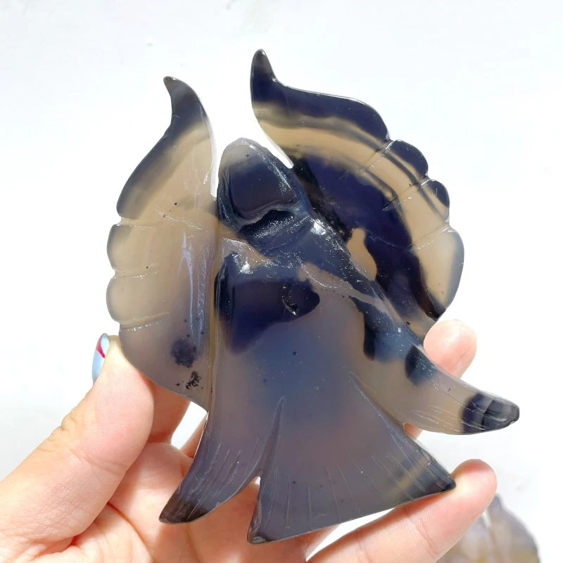 13 Pieces Geode Druzy Agate Angel Carving - Image 6