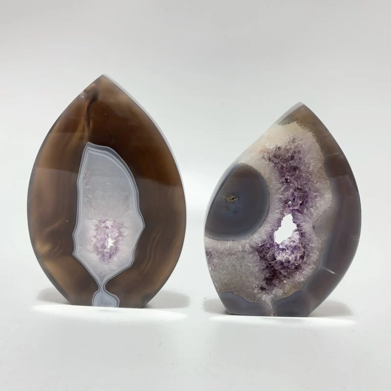7 Pieces Beautiful Large Geode Druzy Agate Arrow Head Shape - Image 3