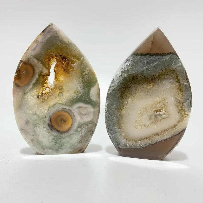 7 Pieces Beautiful Large Geode Druzy Agate Arrow Head Shape - Image 4