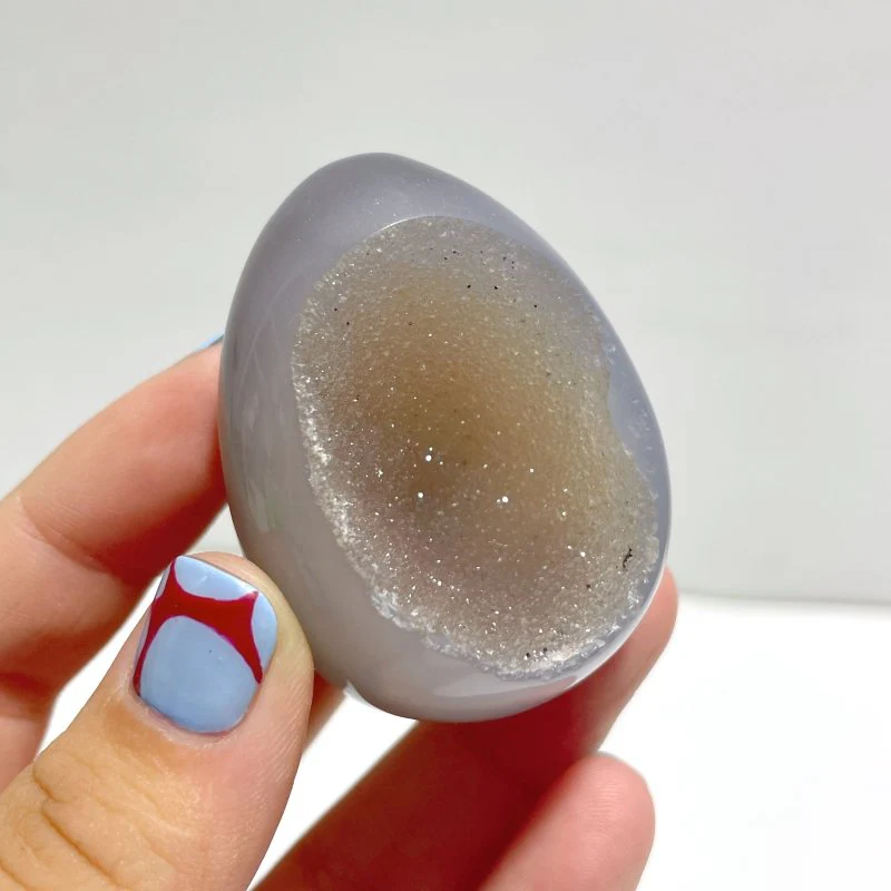 52 Pieces Geode Druzy Agate Eggs