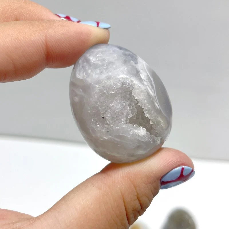 52 Pieces Geode Druzy Agate Eggs - Image 2