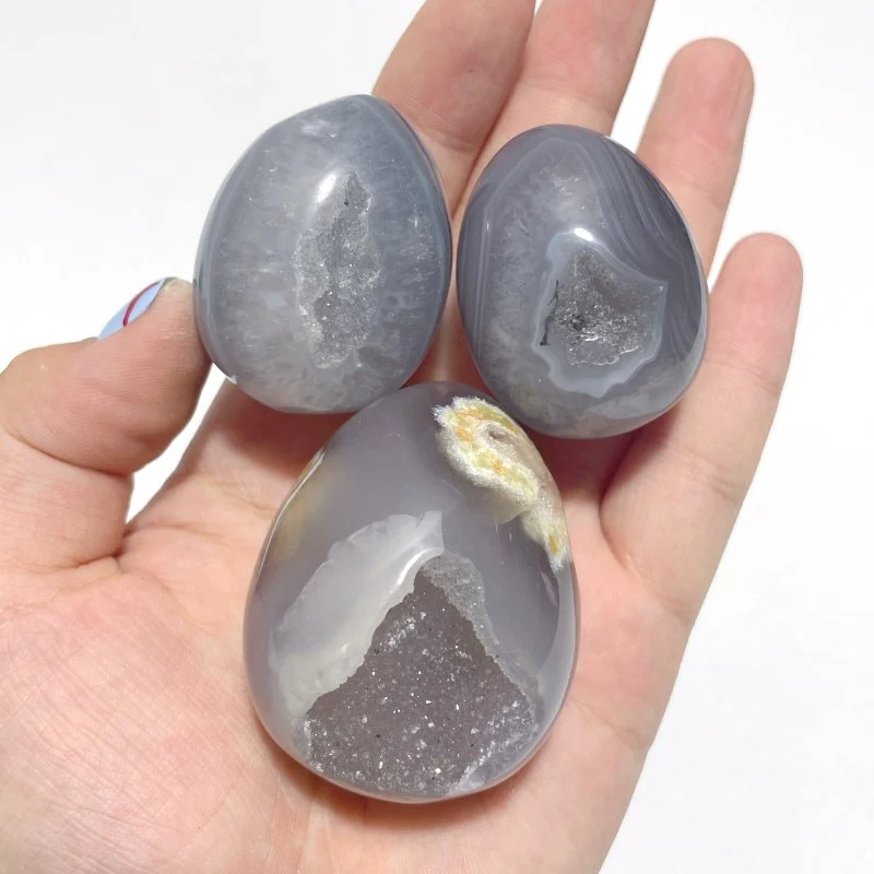 52 Pieces Geode Druzy Agate Eggs - Image 4