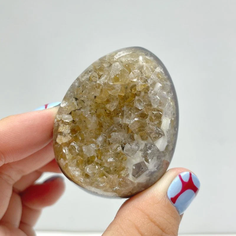 52 Pieces Geode Druzy Agate Eggs - Image 7