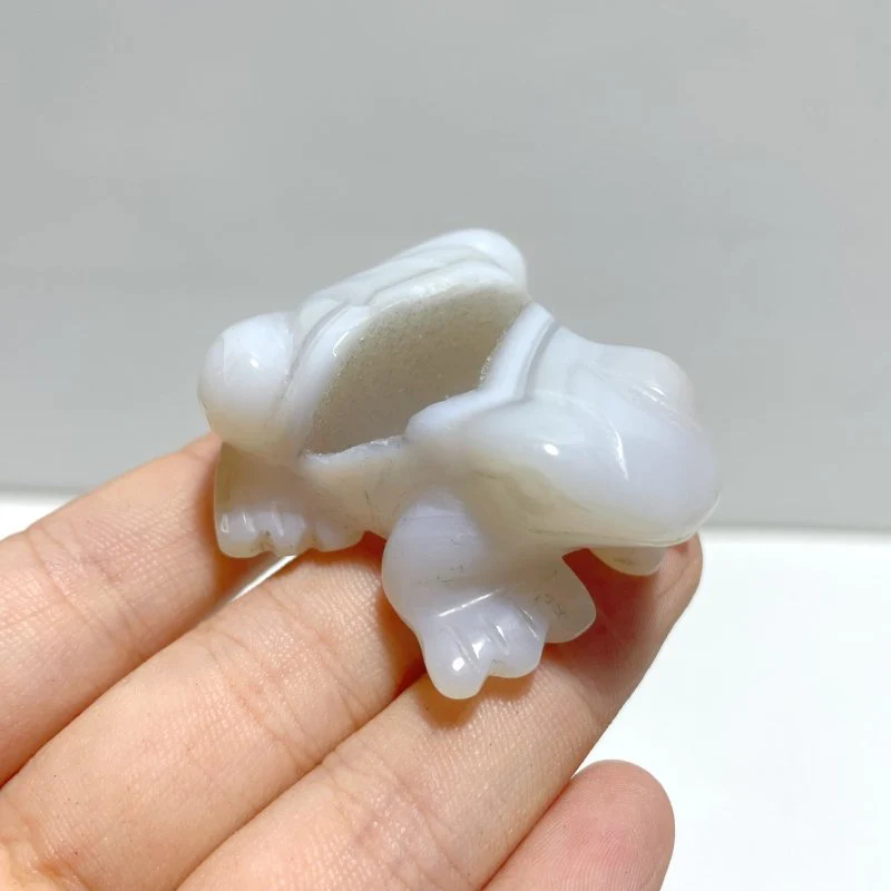 Geode Druzy Agate Frog Carving Wholesale - Image 4
