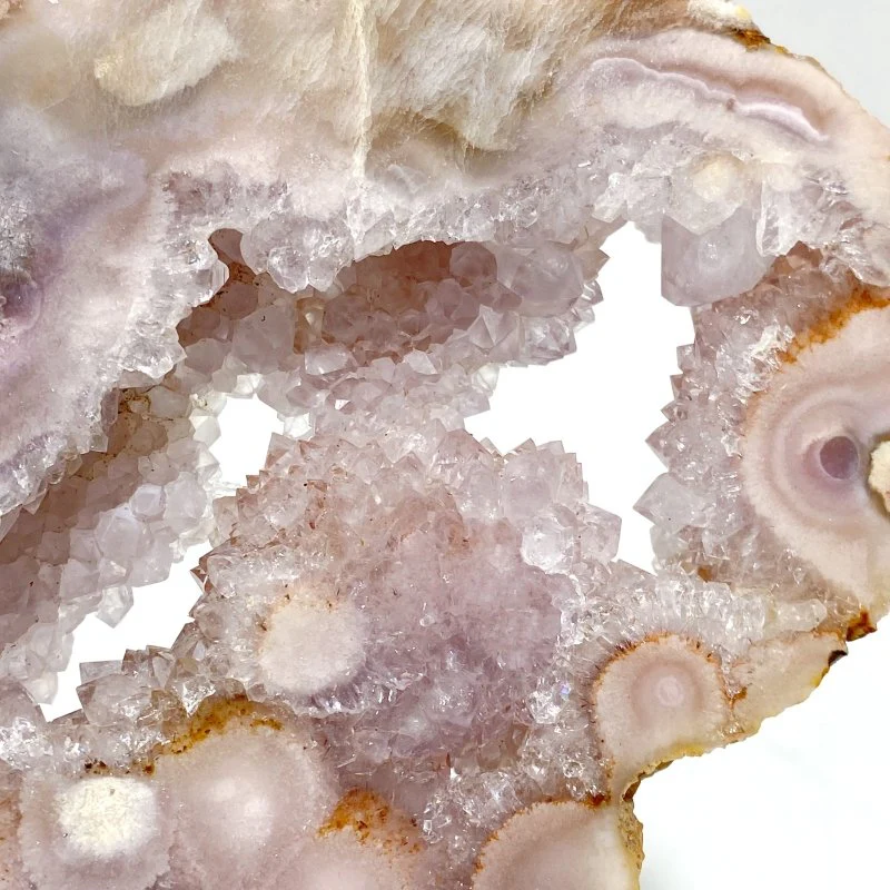2 Pairs Geode Druzy Sakura Flower Agate Butterfly Wing With Stand - Image 8