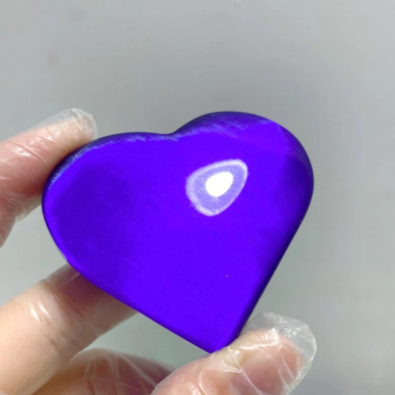 91 Pieces Glass Cat Eye Heart - Image 3