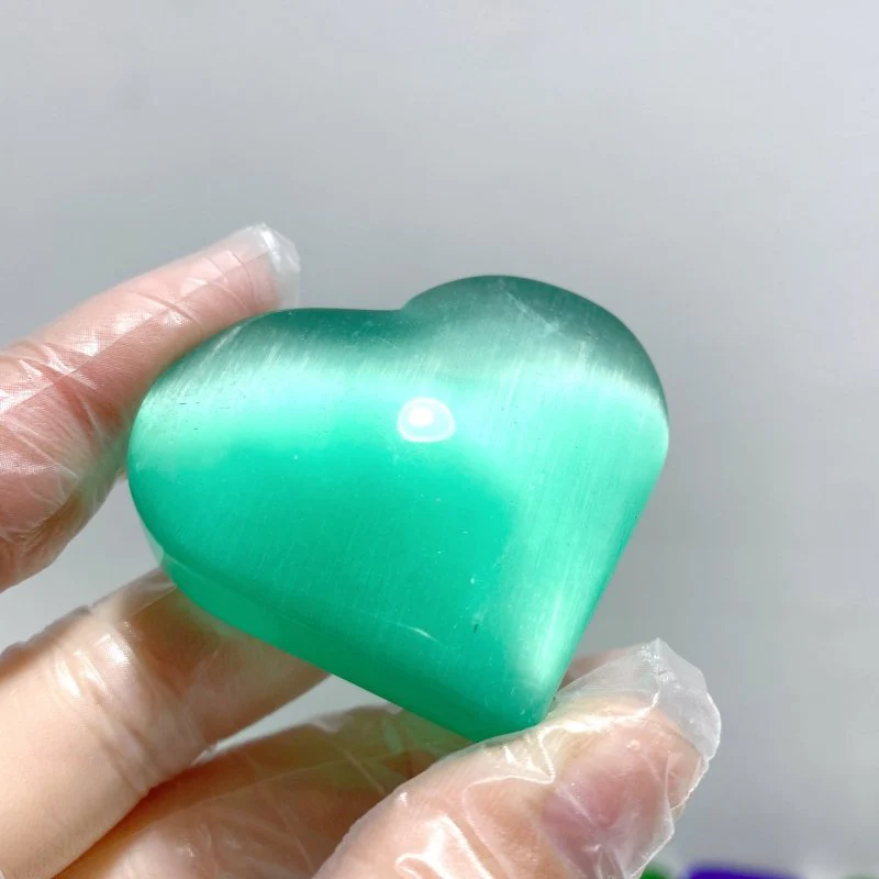91 Pieces Glass Cat Eye Heart - Image 5