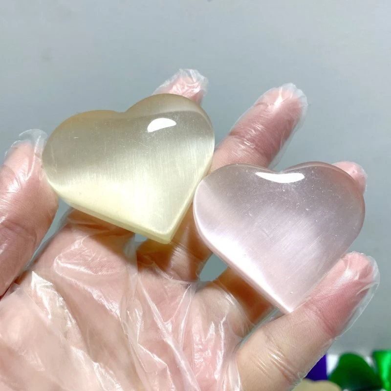 91 Pieces Glass Cat Eye Heart - Image 7