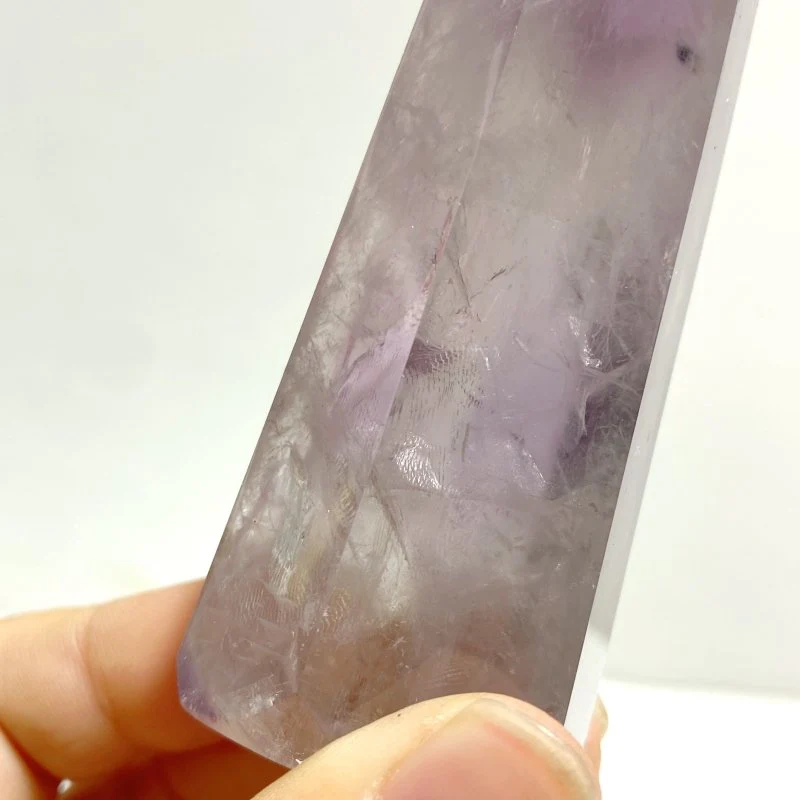 24 Pieces God's Fingerprint Amethyst Light Purple Tower Point - Image 3