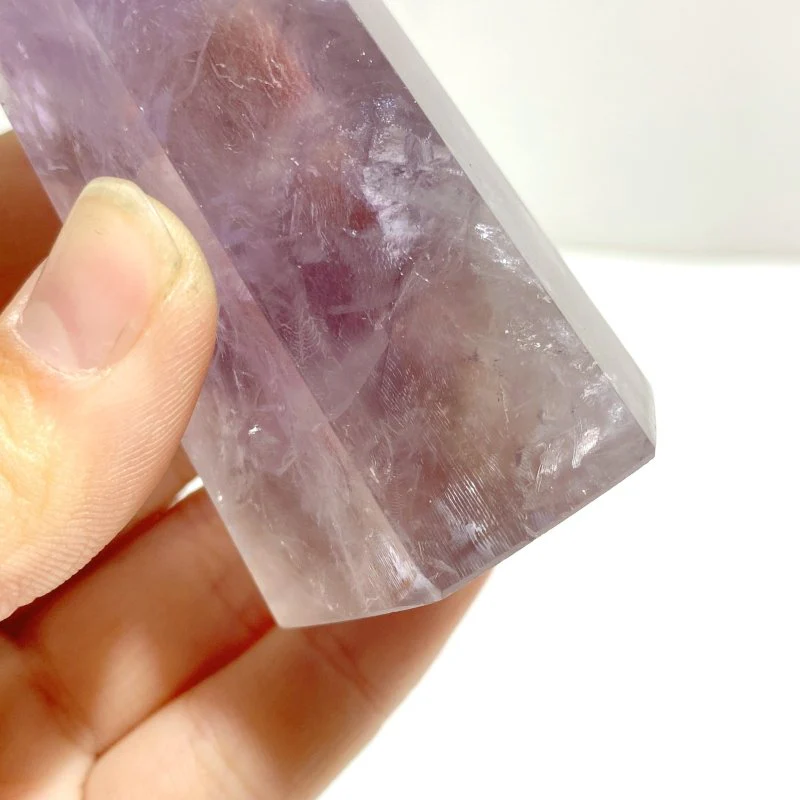 24 Pieces God's Fingerprint Amethyst Light Purple Tower Point - Image 4