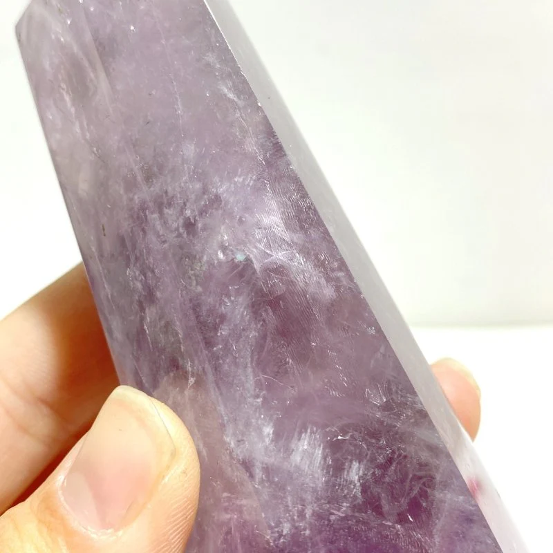 24 Pieces God's Fingerprint Amethyst Light Purple Tower Point - Image 5