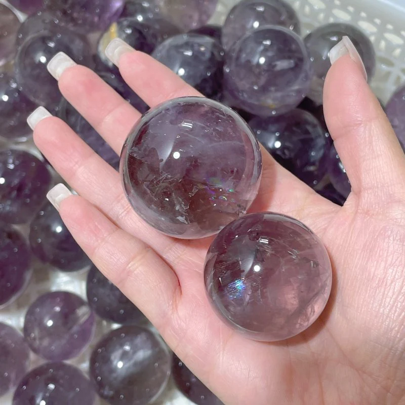 God's Fingerprint Amethyst Light Purple Spheres Wholesale - Image 2