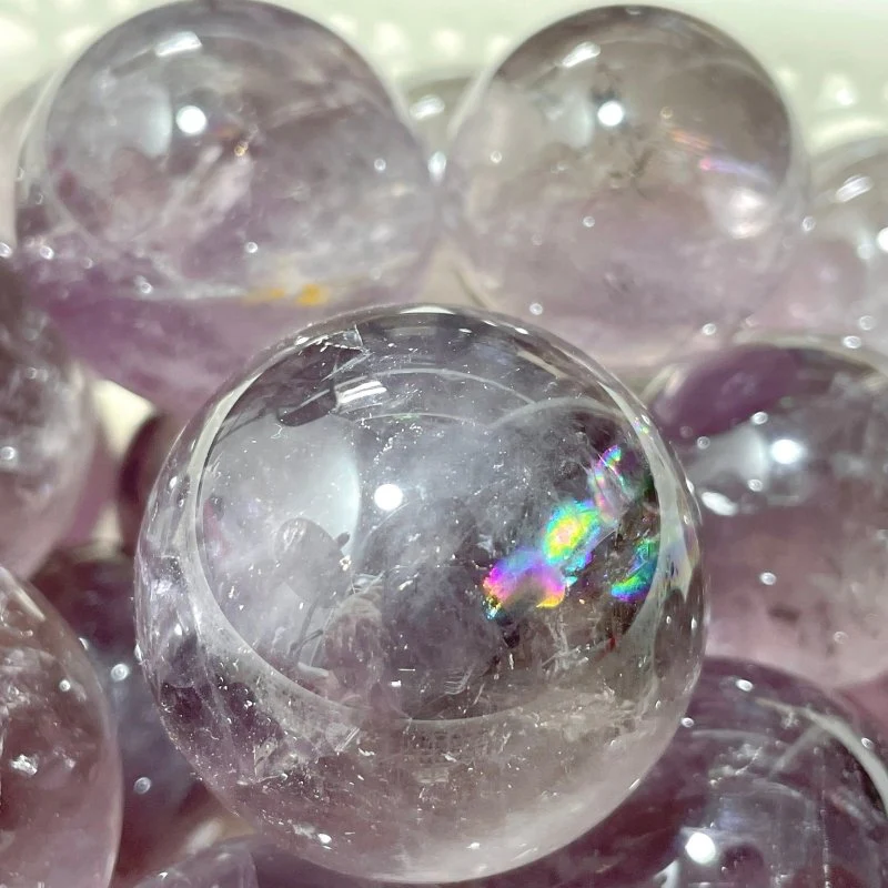 God's Fingerprint Amethyst Light Purple Spheres Wholesale - Image 4