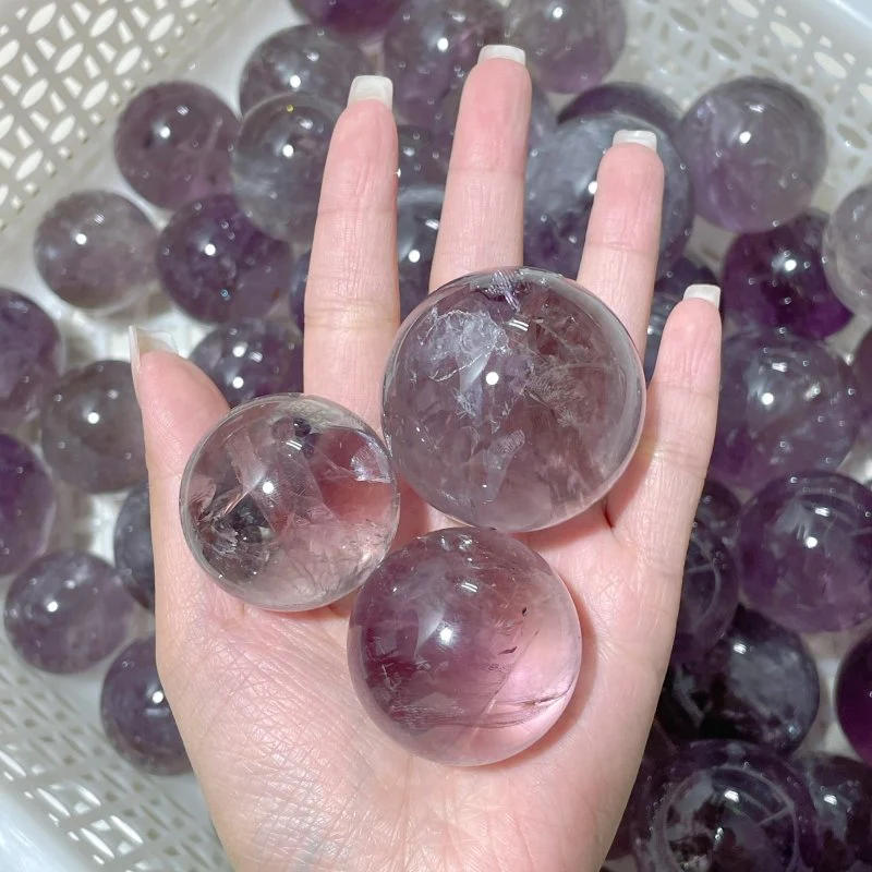 God's Fingerprint Amethyst Light Purple Spheres Wholesale - Image 5